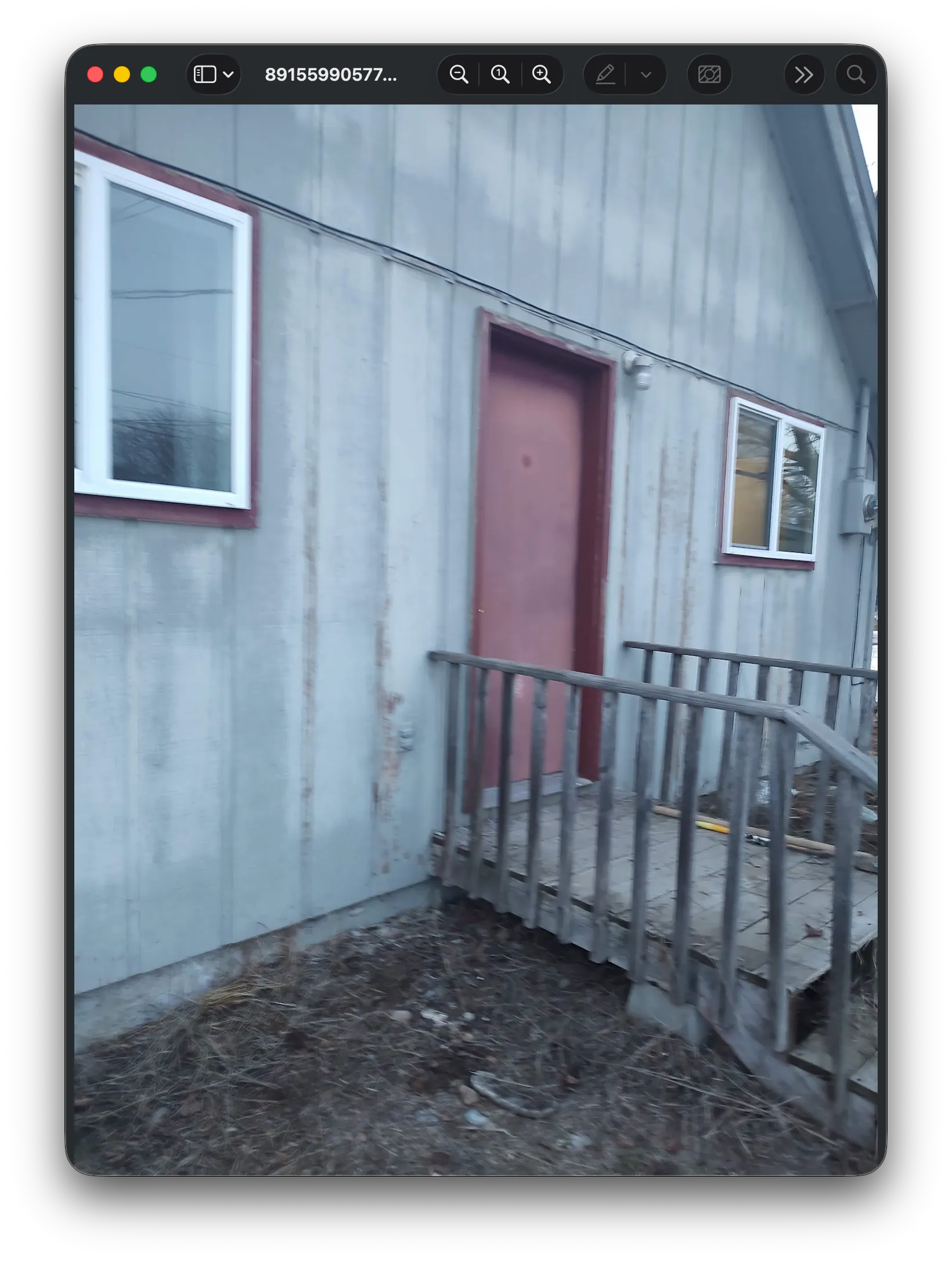 Porch before